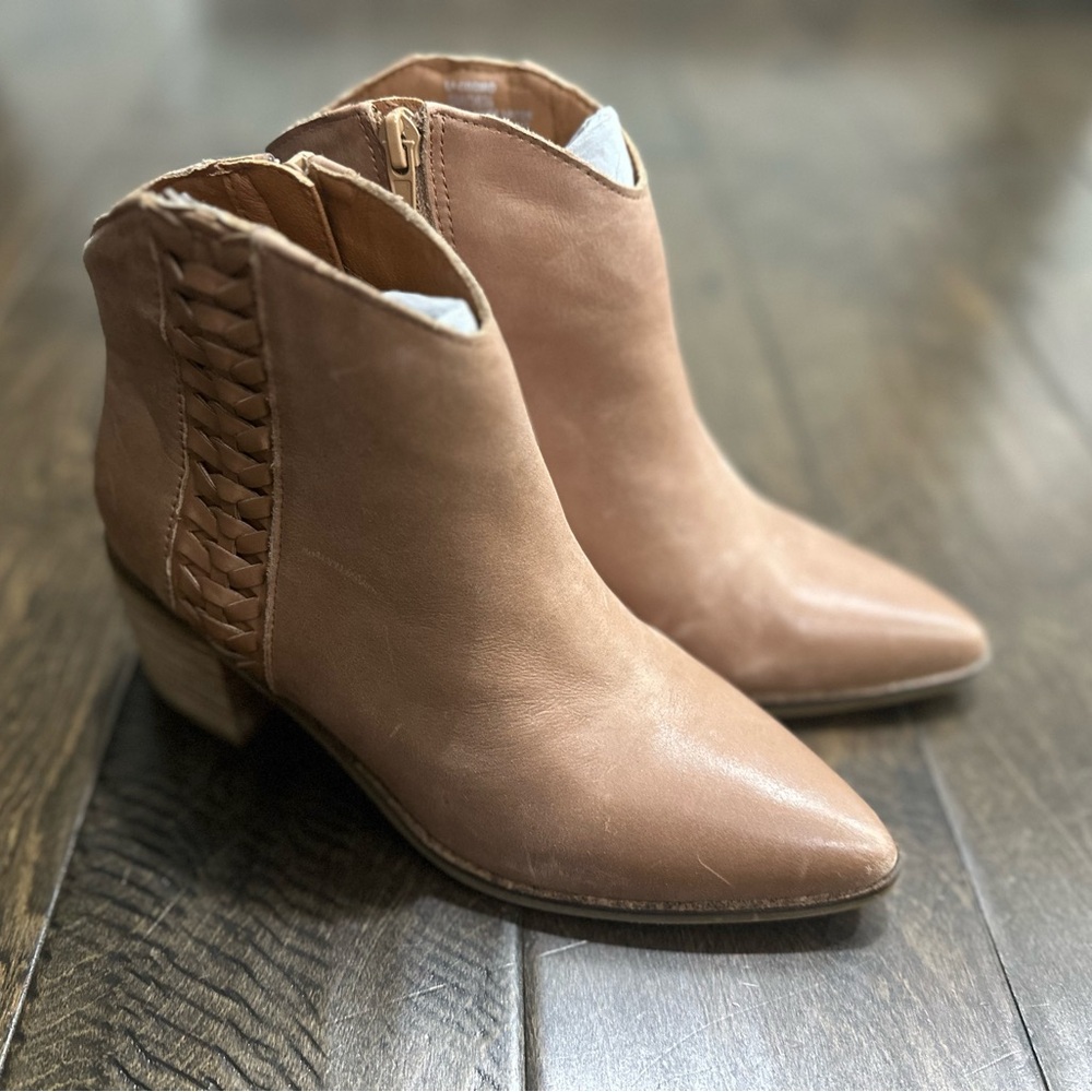 Lucky Brand Brown Ankle Booties